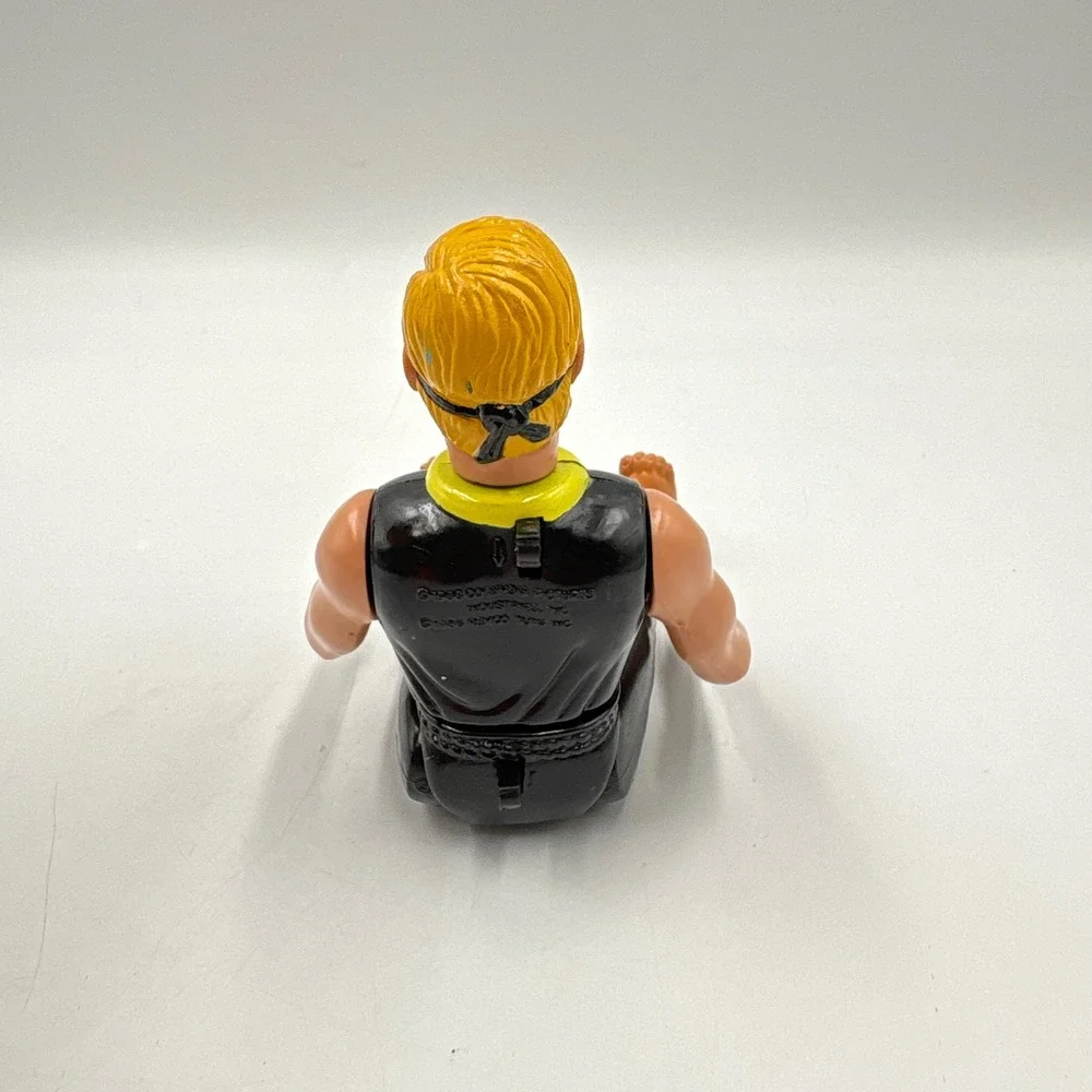 Remco Karate Kid Johnny Lawrence Action Figure 1986 Cobra Kai Black Gi Vintage